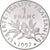 Moeda, França, Semeuse, Franc, 1997, Paris, Proof / BE, MS(65-70), Níquel