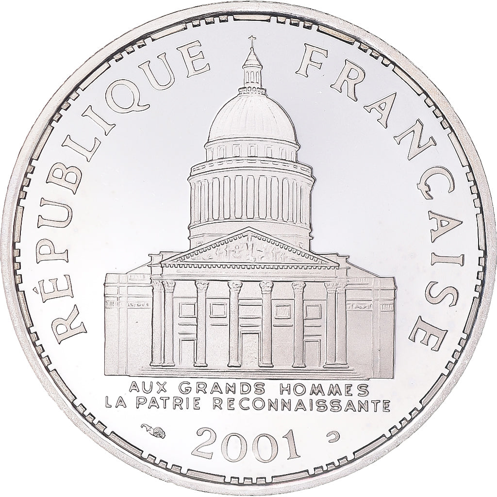 Moneda, Francia, 100 Francs, 2001, BE, FDC, Plata, Gadoury:898 a