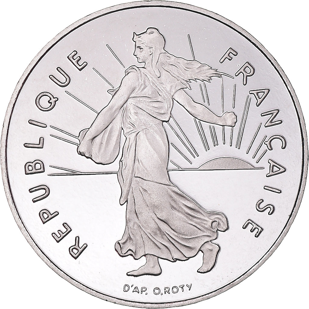 Coin, France, Semeuse, Franc, 2001, Paris, Proof / BE, MS(65-70), Nickel