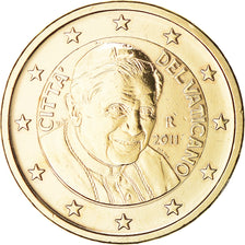 Vatican, Euro, 2011, Rome, Doré, MS(64), Bi-Metallic