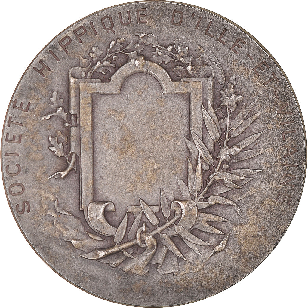França, medalha, Société Hippique d'Ille-et-Vilaine, AU(55-58), Prata