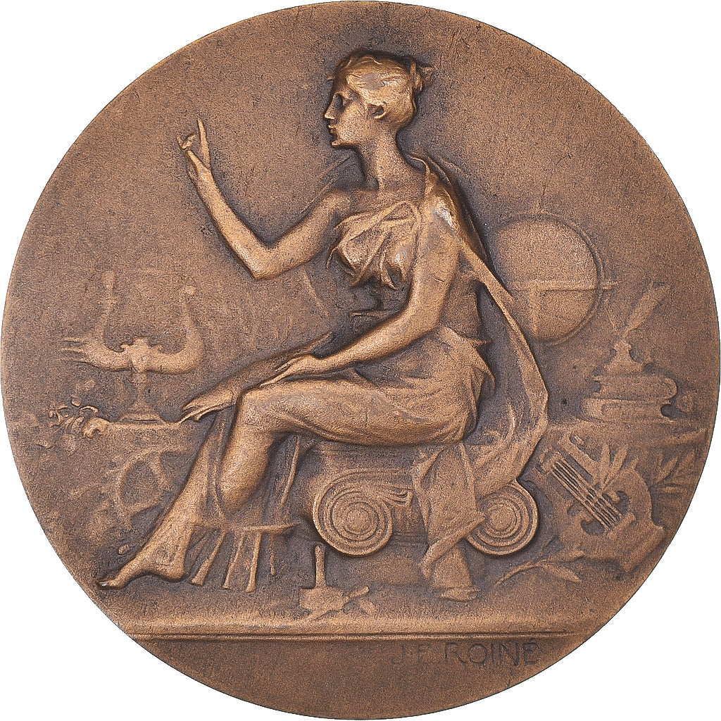 Francia, medaglia, Dessin, Art Plastique, Musique, Jules-Edouard Roiné, SPL