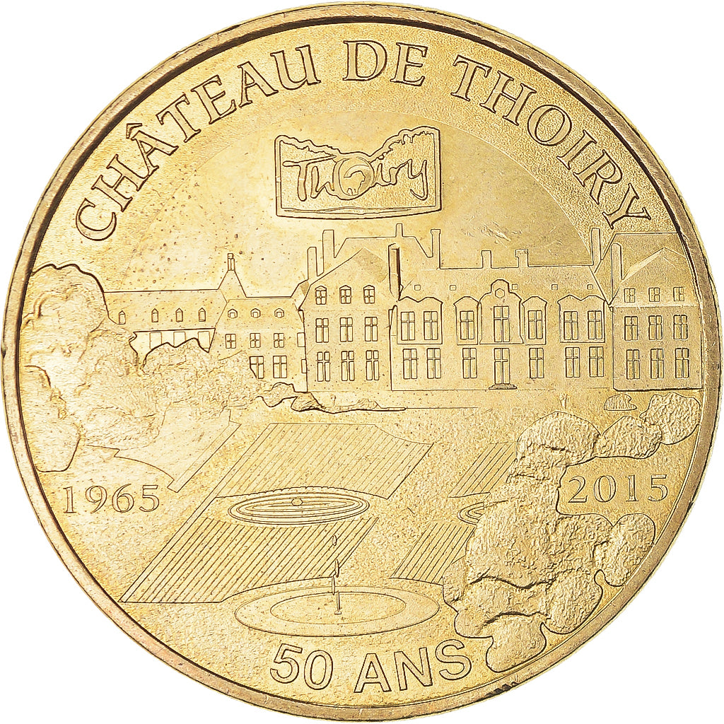 France, Token, Tourist Token, 78/ Château de Thoiry, 2015, Monnaie de Paris