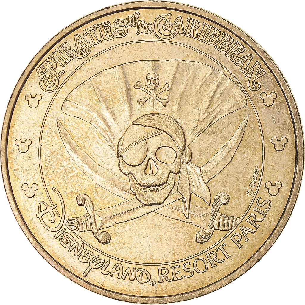 France, Token, Touristic token, Disneyland - n°14 - Pirates of the Caribbean