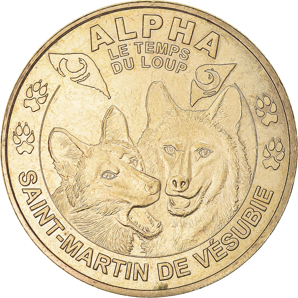 Frankreich, betaalpenning, Touristic token, 06/ Parc Alpha - Saint-Martin