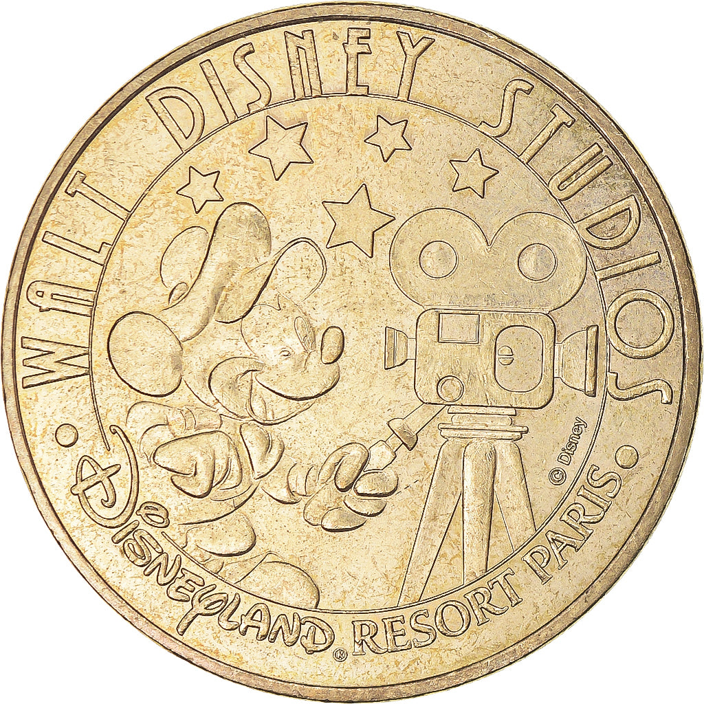 France, Token, Touristic token, Walt Disney Studio, 2009, MDP, AU(55-58)