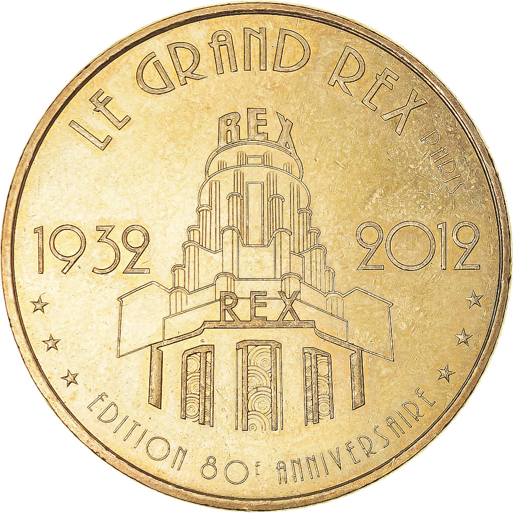 France, Token, Touristic token, 75/ Paris - Le Grand Rex, Arts & Culture, 2012