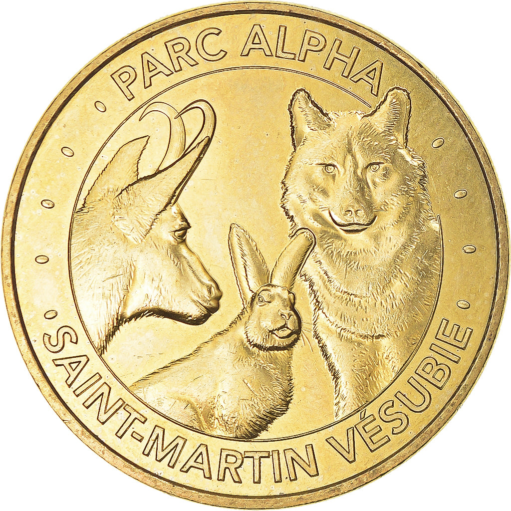 Frankreich, betaalpenning, Touristic token, 06/ Parc Alpha - Saint-Martin