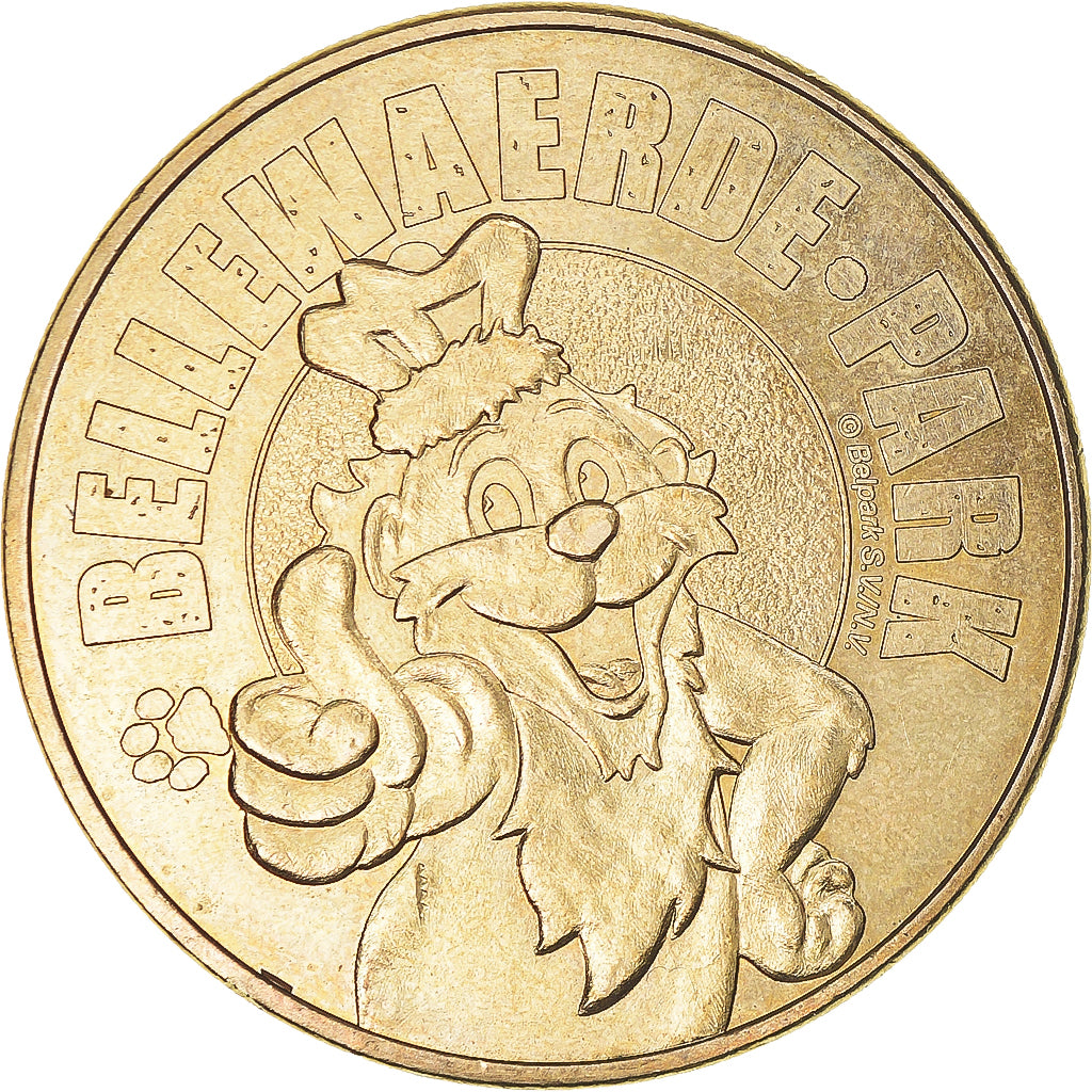 France, Jeton, Jeton Touristique, Bellewaerde-Park, 2013, TTB+, Cupro-nickel
