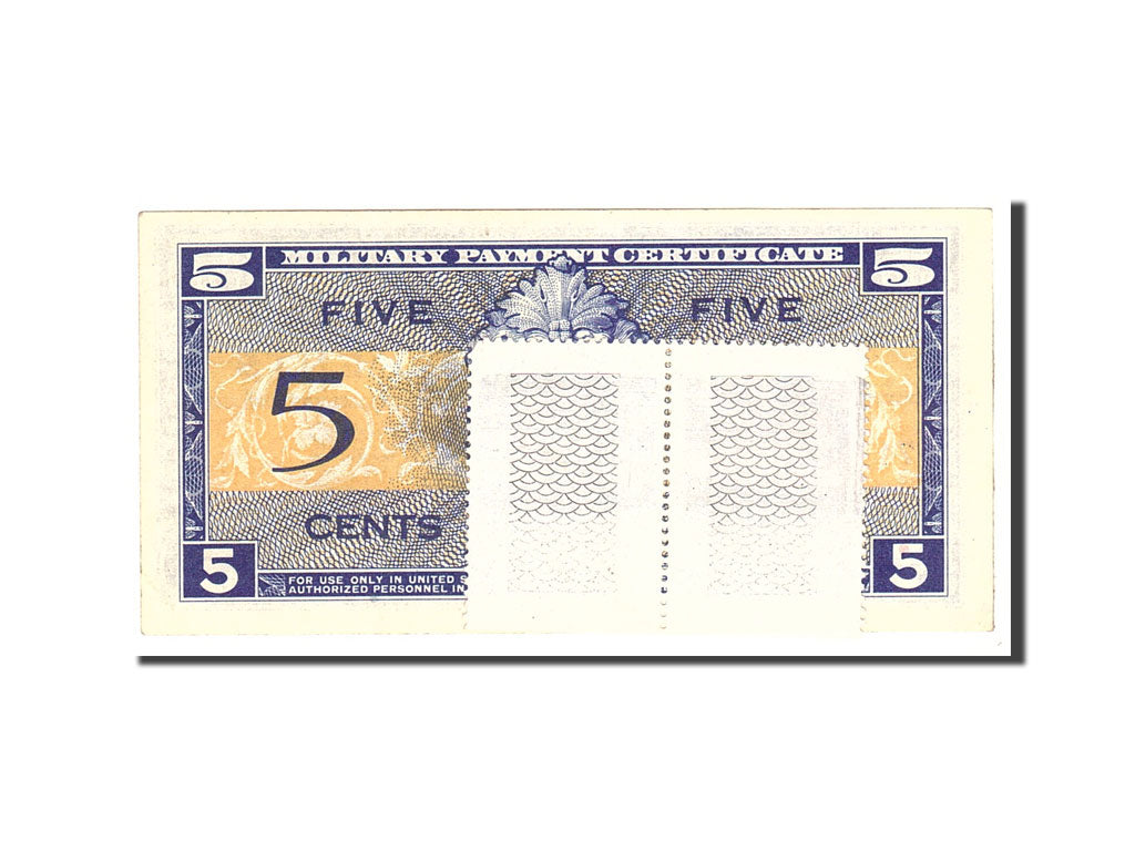 Banknote, United States, 5 Cents, 1954, Undated, KM:M29a, AU(50-53)