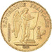 Moeda, França, Génie, 20 Francs, 1871, Paris, AU(50-53), Dourado, KM:825