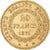 Moeda, França, Génie, 20 Francs, 1871, Paris, AU(50-53), Dourado, KM:825
