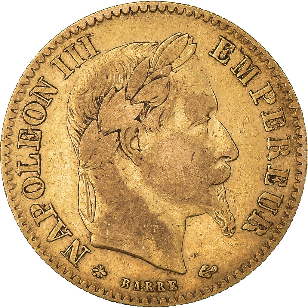 Monnaie, France, Napoleon III, 10 Francs, 1864, Paris, TB+, Or, Gadoury:1015