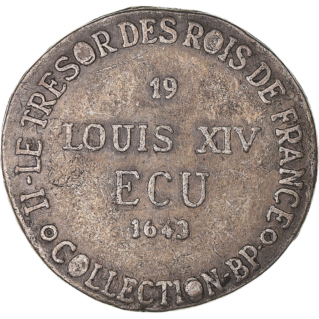 Francja, Token, Collection BP, Ecu Louis XIV, Historia, AU(50-53), Métal