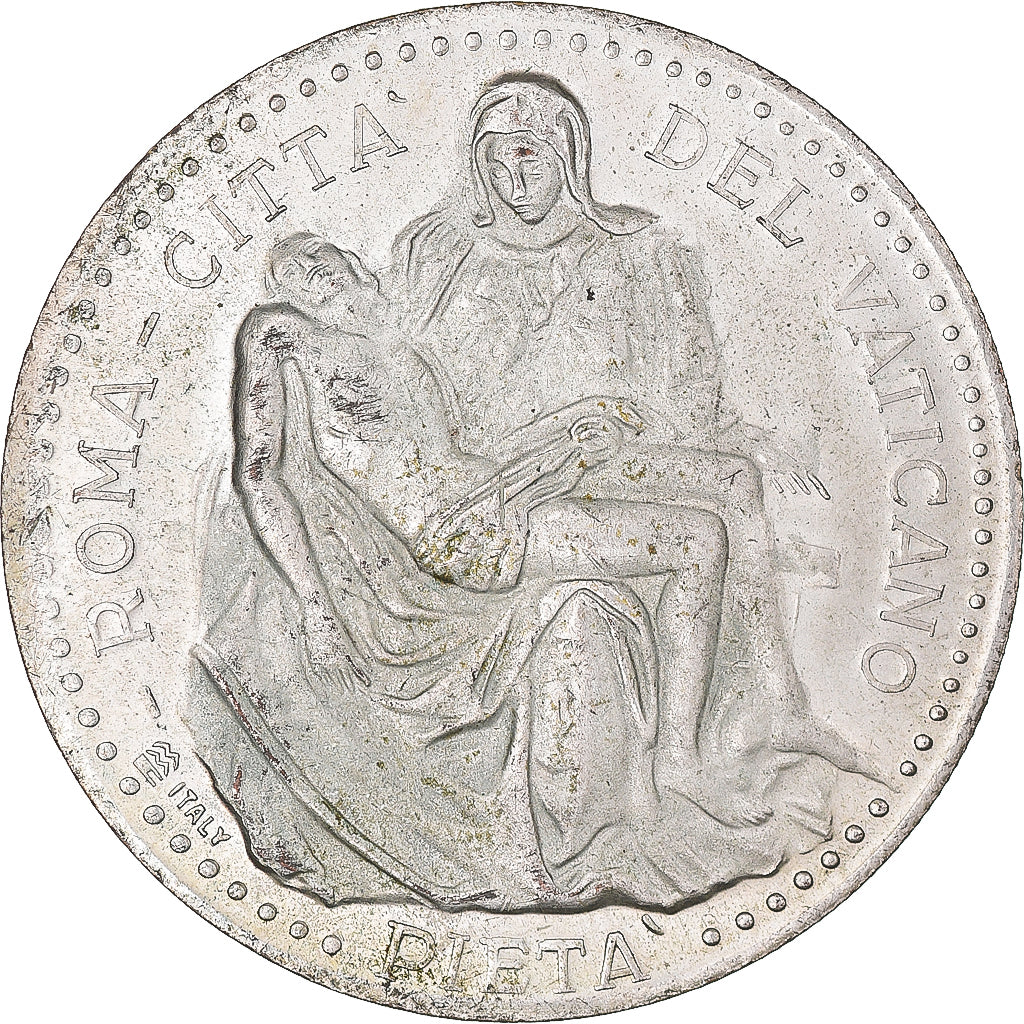 Vaticano, medaglia, Jean-Paul II, La Pieta, Susini, BB+, Bronzo argentato