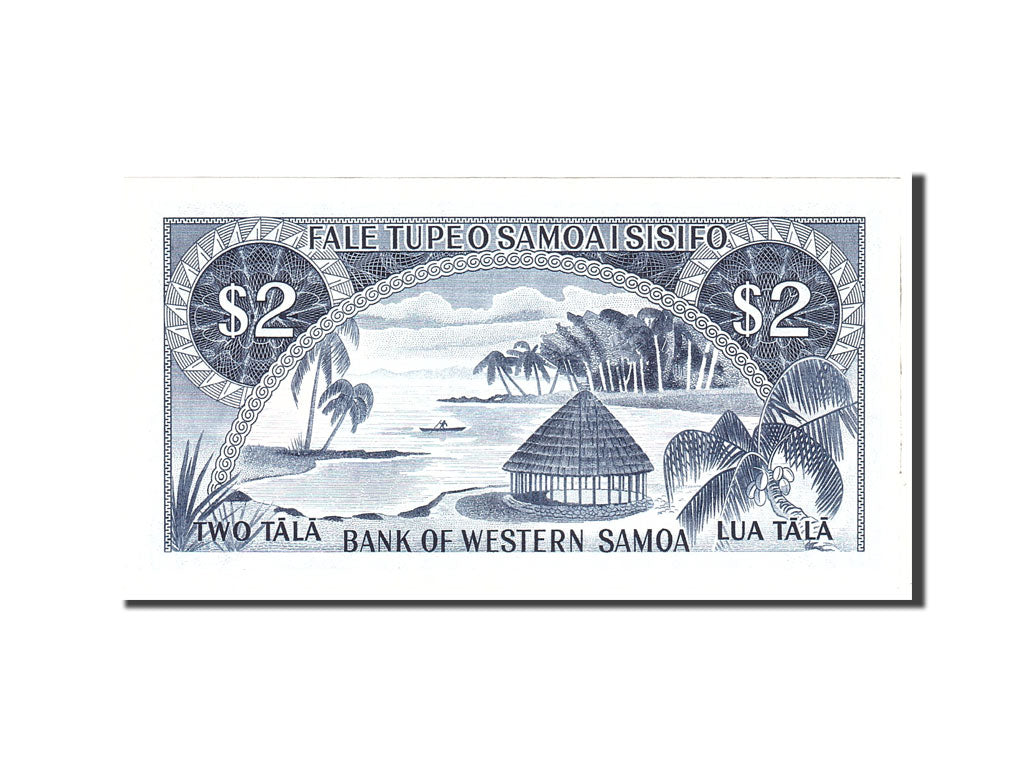 Western Samoa, 2 Tala, 1967, KM:17b, Undated, UNC(65-70)