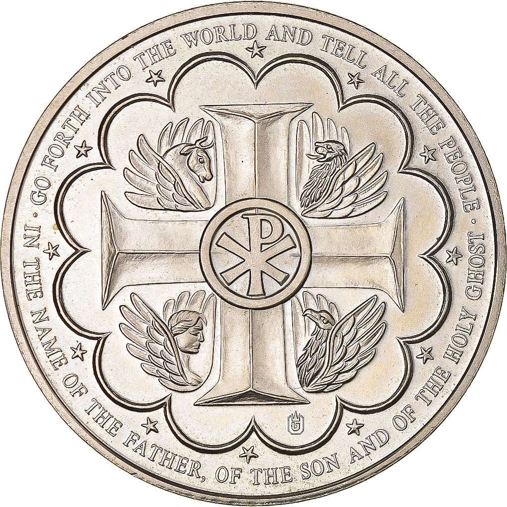 Vaticano, medalha, Le Pape Benoit XVI, Crenças e religiões, 2005, MS(64)