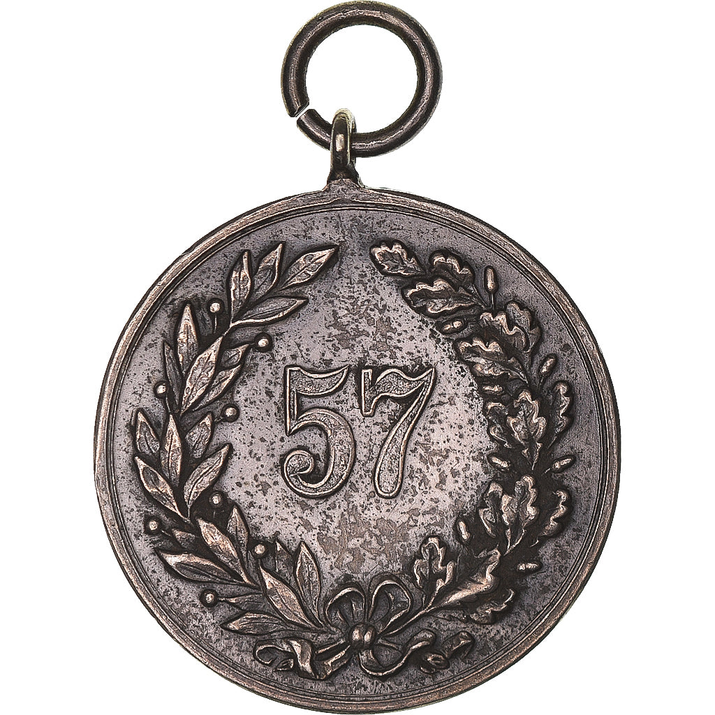 Alemania, medalla, 50 Jährige Jubiläum des JNFTR. REGTS N°57, Military, 1910