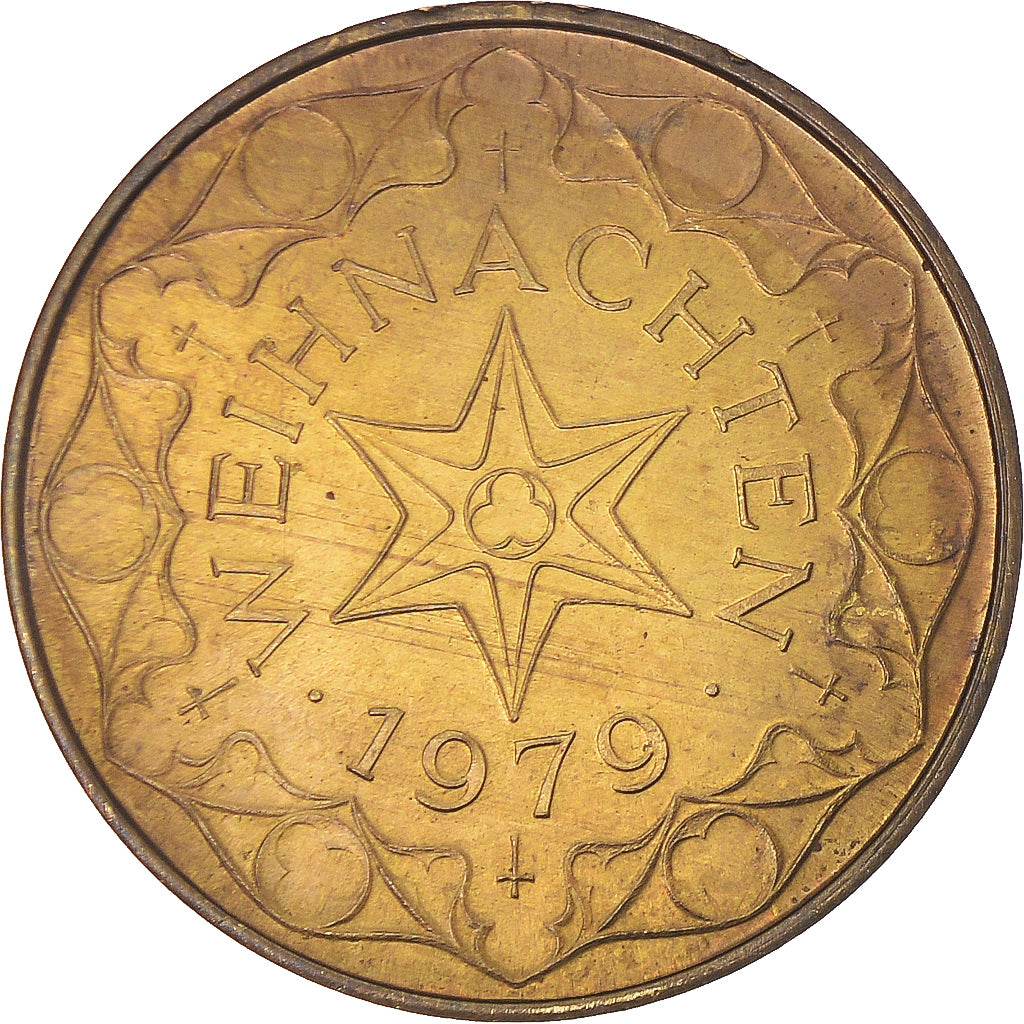 Germany, Token, Weihnachten, 1979, AU(55-58), Copper