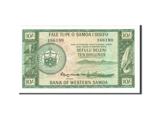 Western Samoa, 10 Shillings, 1963, KM:13a, Undated, UNC(63)