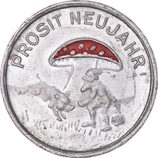 Austria, Token, Kino Alt-Wien, Prosit Neujahr, AU(50-53), Aluminum