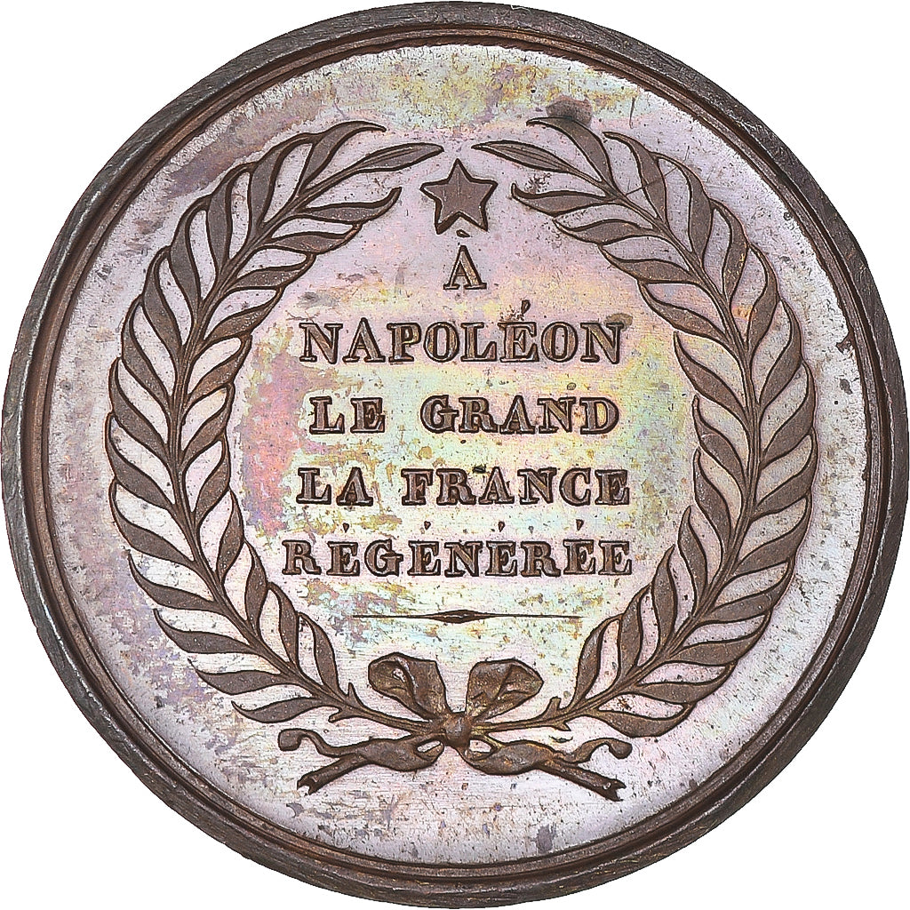Frankreich, Medaille, Restauration de la statue de Napoléon par Louis-Philippe