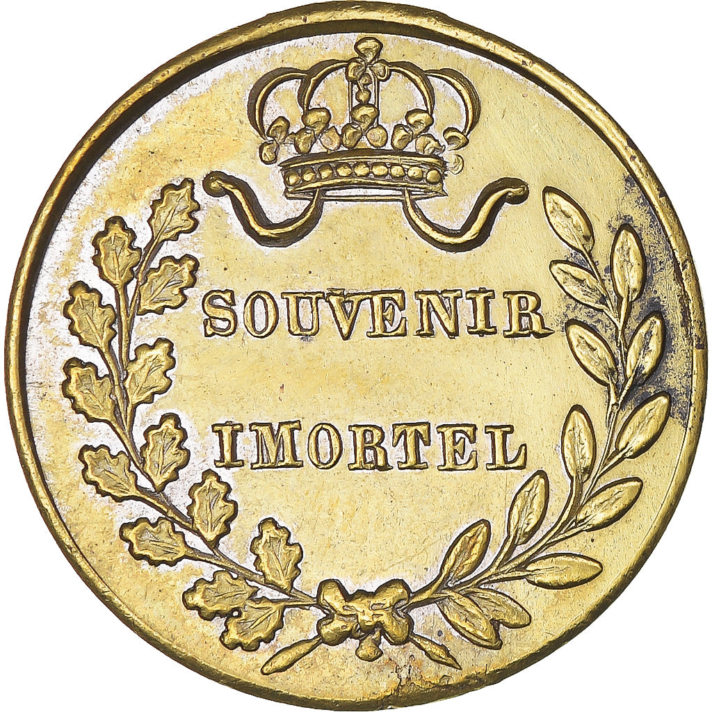 Francja, medal, Napoléon Ier, Souvenir Immortel, Historia, Undated (1840)