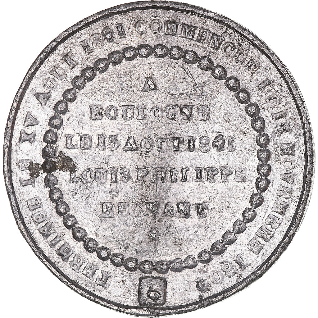 Francia, medalla, Restauration de la statue de Napoléon par Louis-Philippe