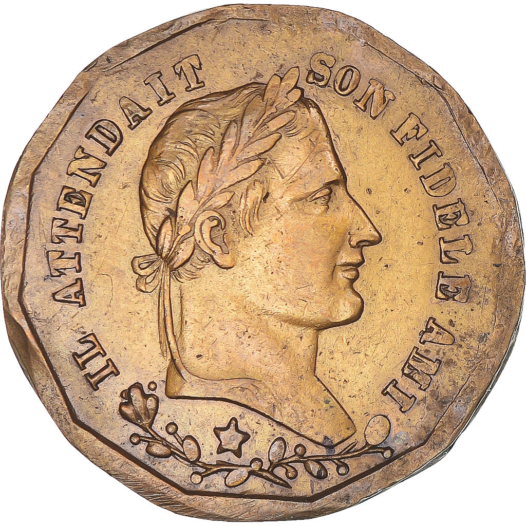 France, Jeton, Général Bertrand, Fidèle Ami de Napoléon, History, 1844