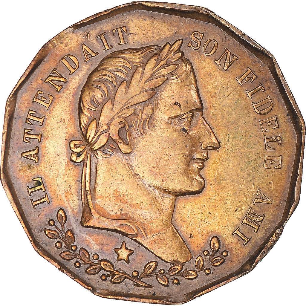 France, Jeton, Général Bertrand, Fidèle Ami de Napoléon, History, 1844