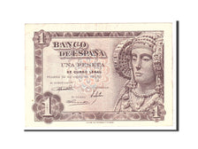 Banknote, Spain, 1 Peseta, 1948, 1948-06-19, KM:135a, AU(50-53)