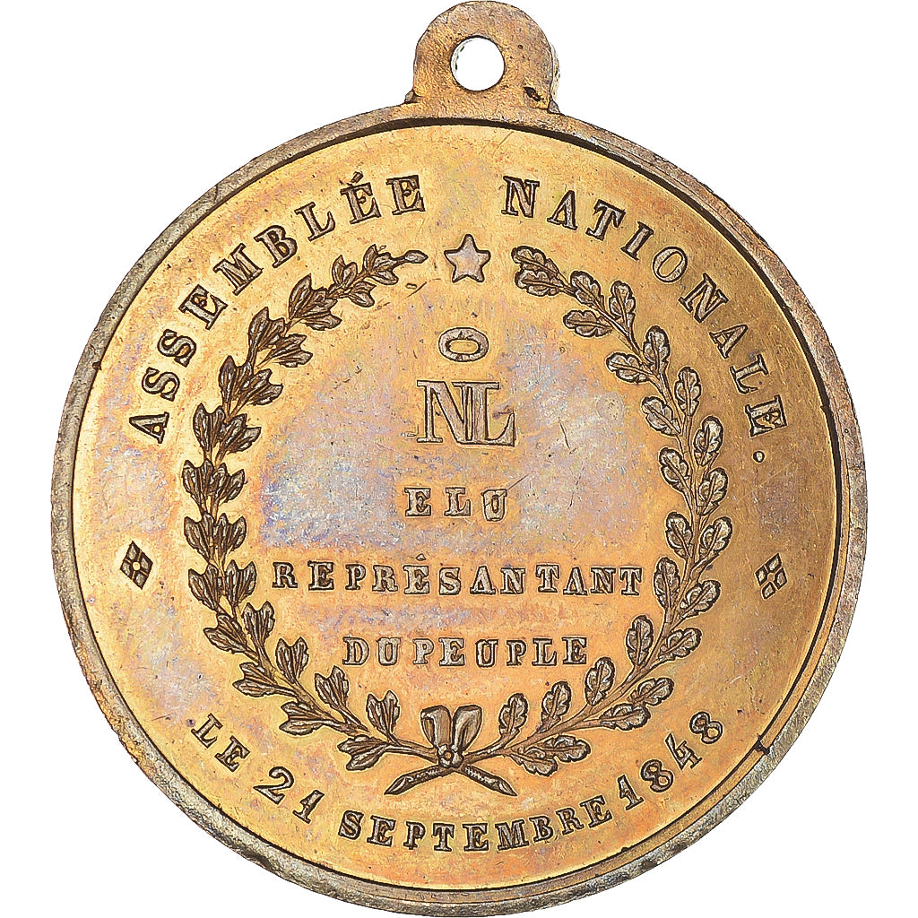 Frankreich, betaalpenning, Louis Napoléon Bonaparte, Représentant du Peuple