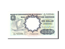 Banknote, Malaya and British Borneo, 1 Dollar, 1959, 1959-03-01, KM:8a