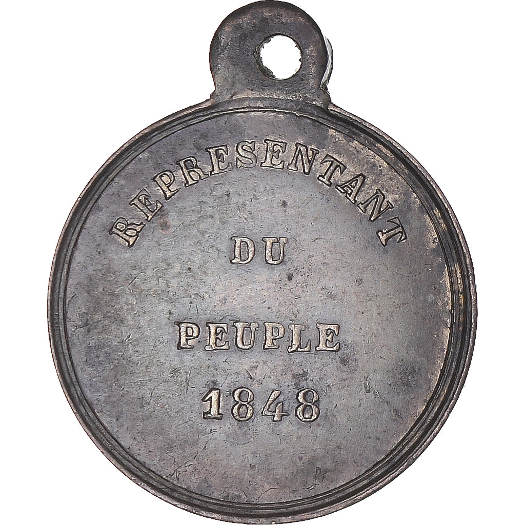 Francia, zeton, Louis Napoléon Bonaparte, Représentant du Peuple, 1848, SC