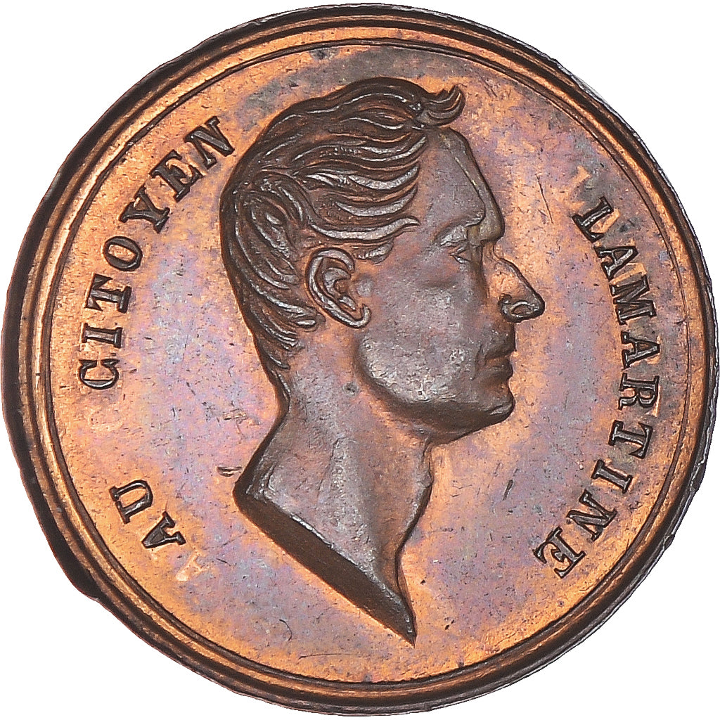 France, Jeton, Louis Napoléon Bonaparte au citoyen Lamartine, History, ND