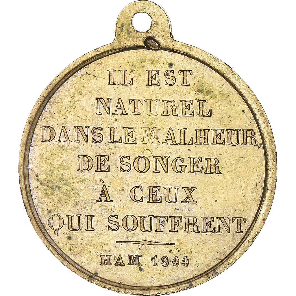 France, Token, Louis Napoléon Bonaparte, History, 1848, Caqué, AU(50-53)