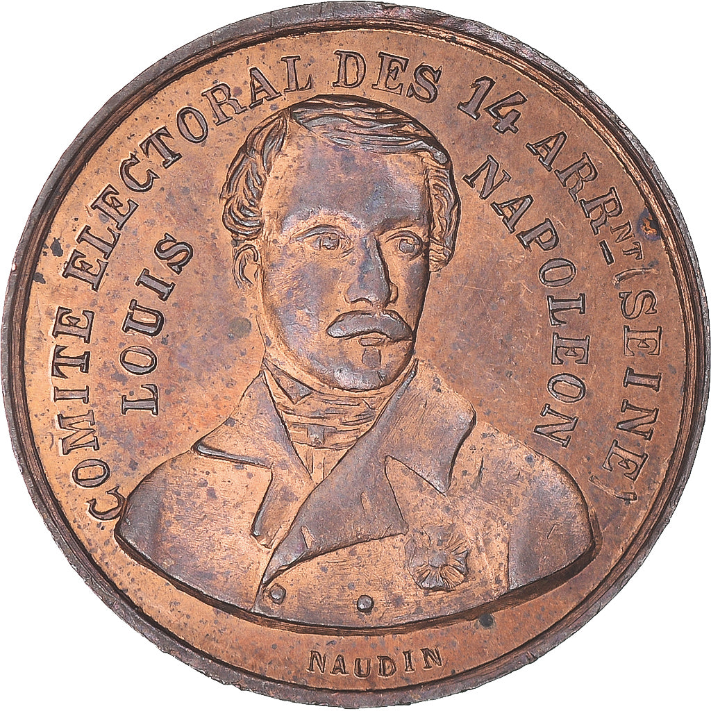 Frankreich, betaalpenning, Louis Napoléon Bonaparte, Comité Electoral des 14