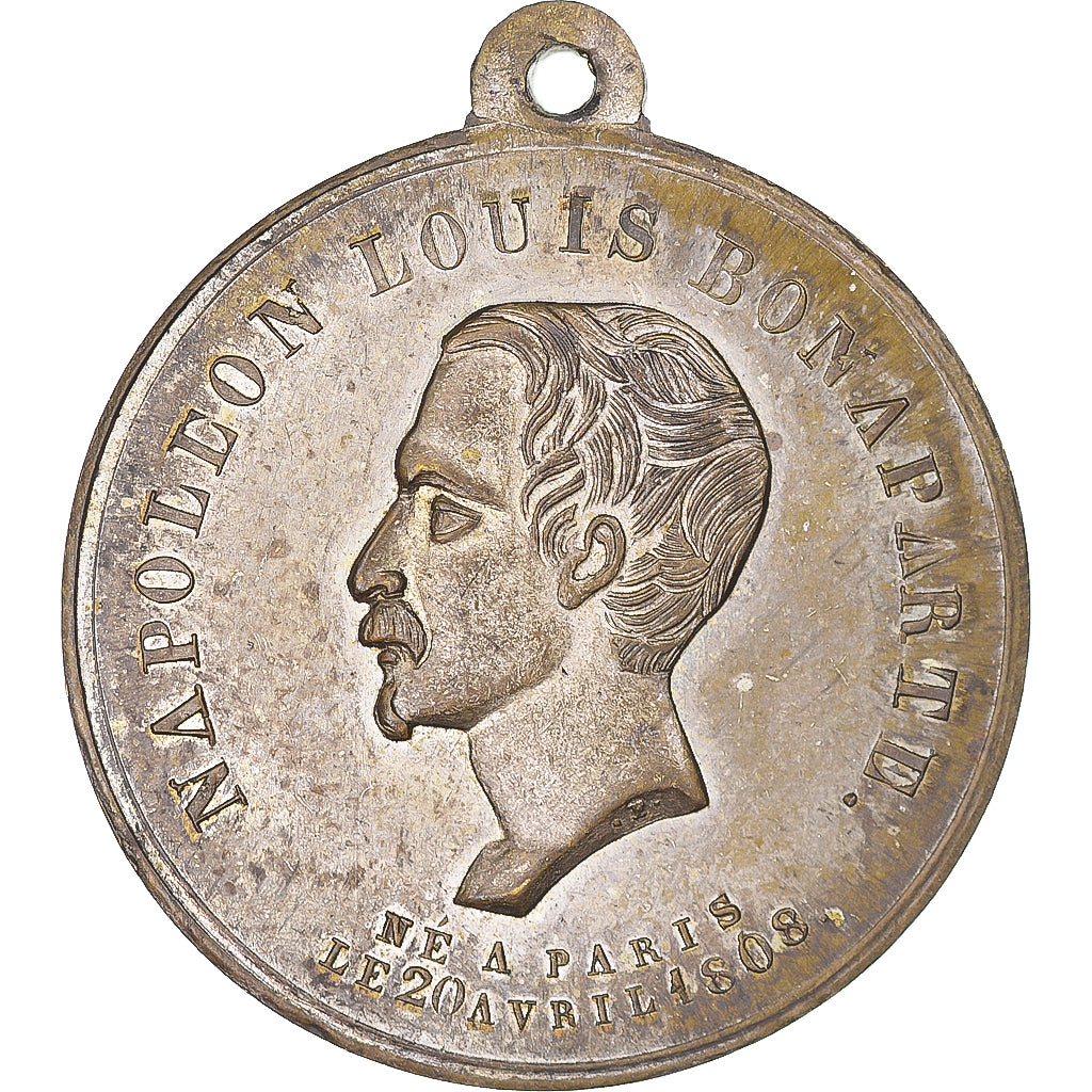 Francia, medalla, Louis Napoléon Bonaparte, Défenseur de l'Industrie et de la