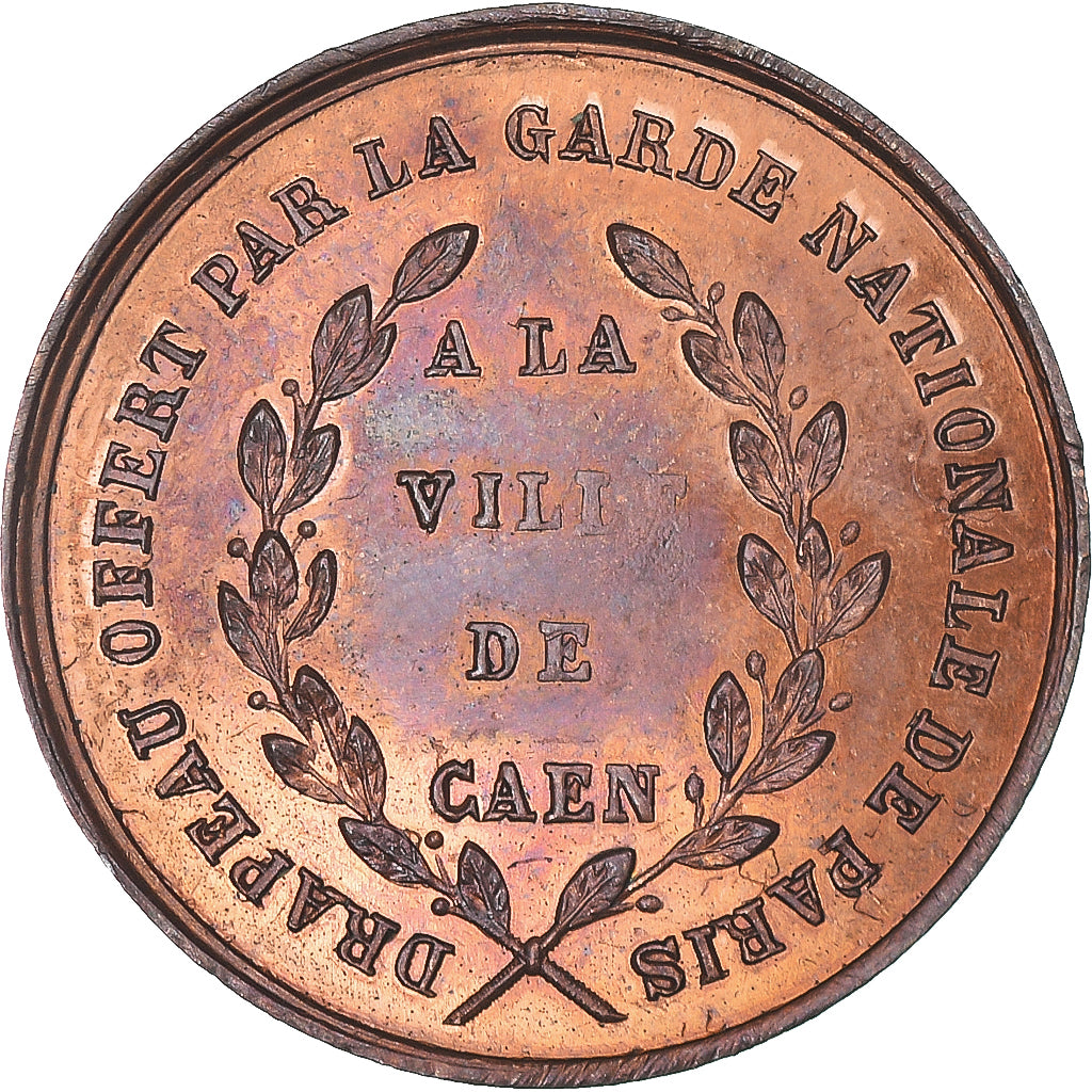 Frankrijk, Token, Garde Nationale de Paris, Drapeau offert à la Ville de Caen