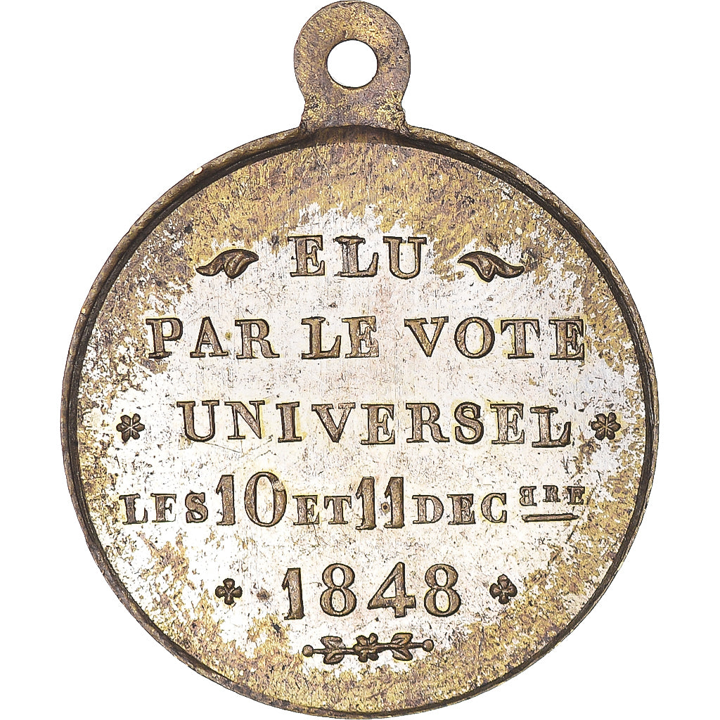 Francja, medal, Louis Napoléon Bonaparte, Elu à l'Assemblée Nationale, 1848