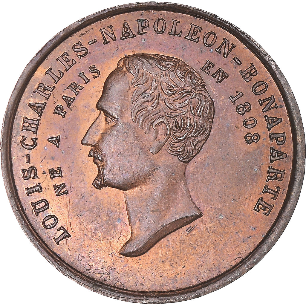 Francia, medaglia, Louis Napoléon Bonaparte, 1848, SPL, Rame