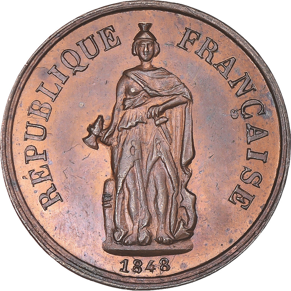 Francia, medaglia, Louis Napoléon Bonaparte, 1848, SPL, Rame