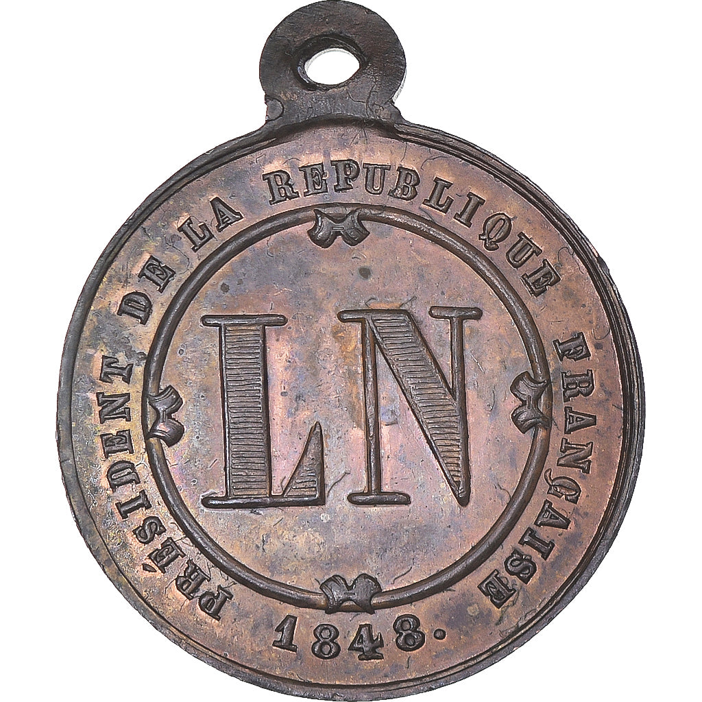 França, medalha, Louis Napoléon Bonaparte, Elu Président de la République
