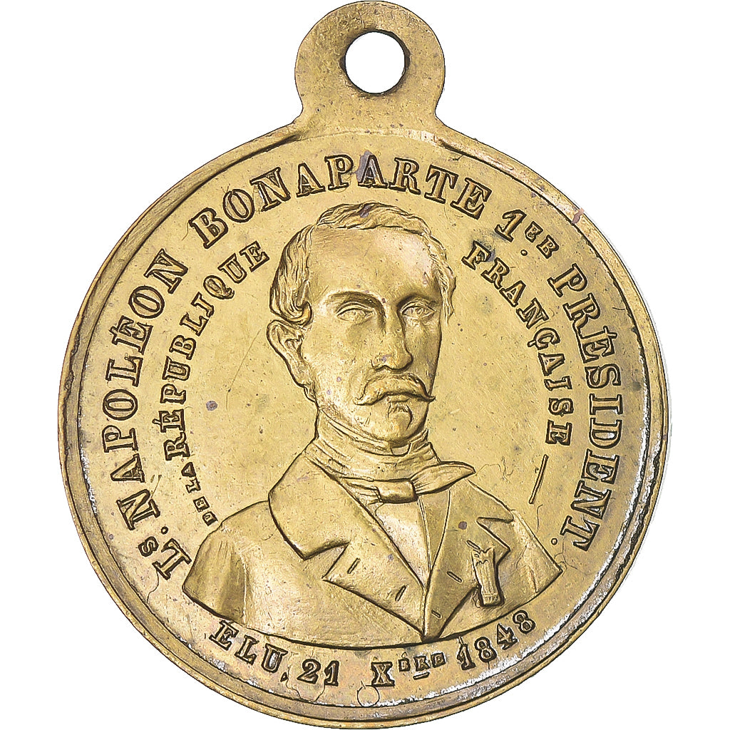 França, medalha, Louis Napoléon Bonaparte, Elu Président de la République