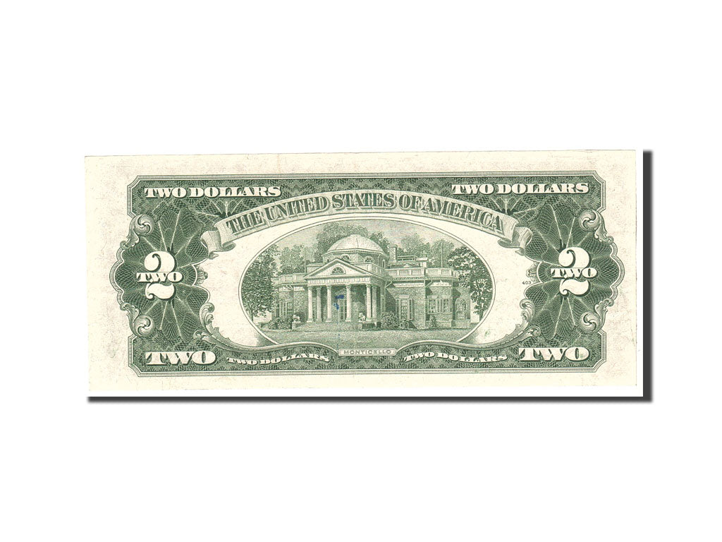 United States, Two Dollars, 1953, KM:1623, Undated, EF(40-45)