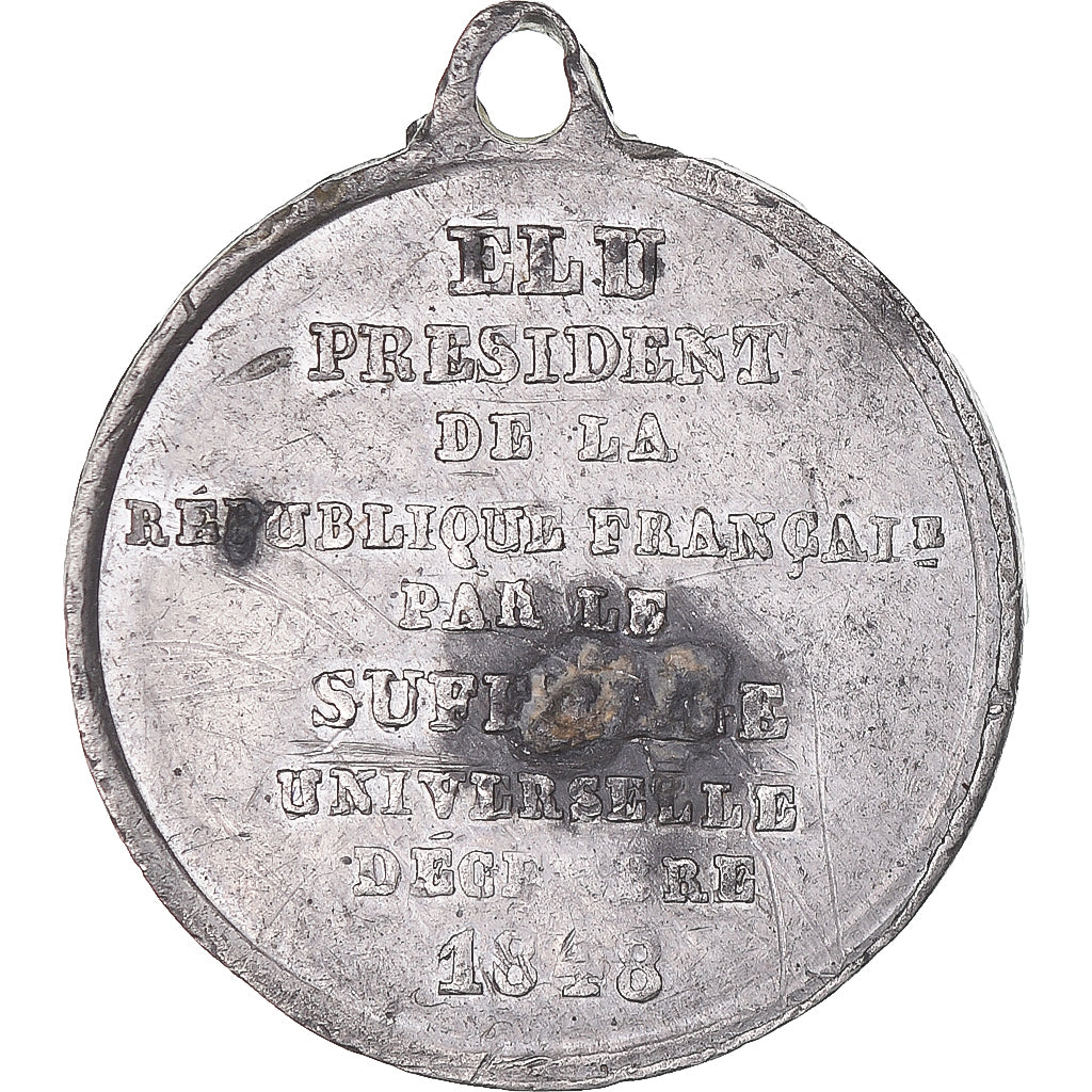 Francia, medalla, Louis Napoléon Bonaparte, Elu par le Vote Universel, 1848