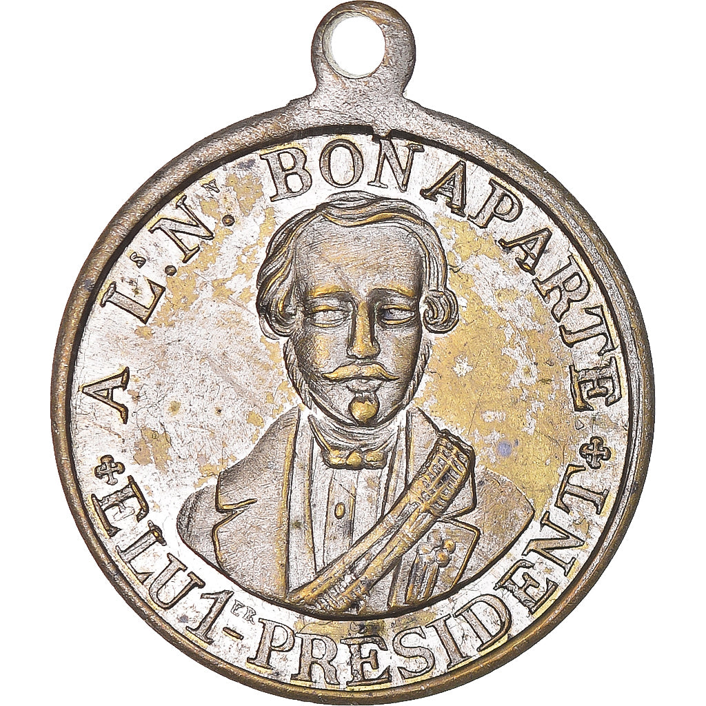 França, medalha, Louis Napoléon Bonaparte, Elu Président de la République