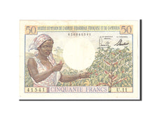 Cameroun, 50 Francs, 1957, KM:31, Undated, EF(40-45)