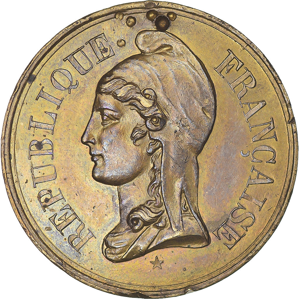 Francia, medalla, Émeute des Arts et Métiers, Deuxième République, 1849