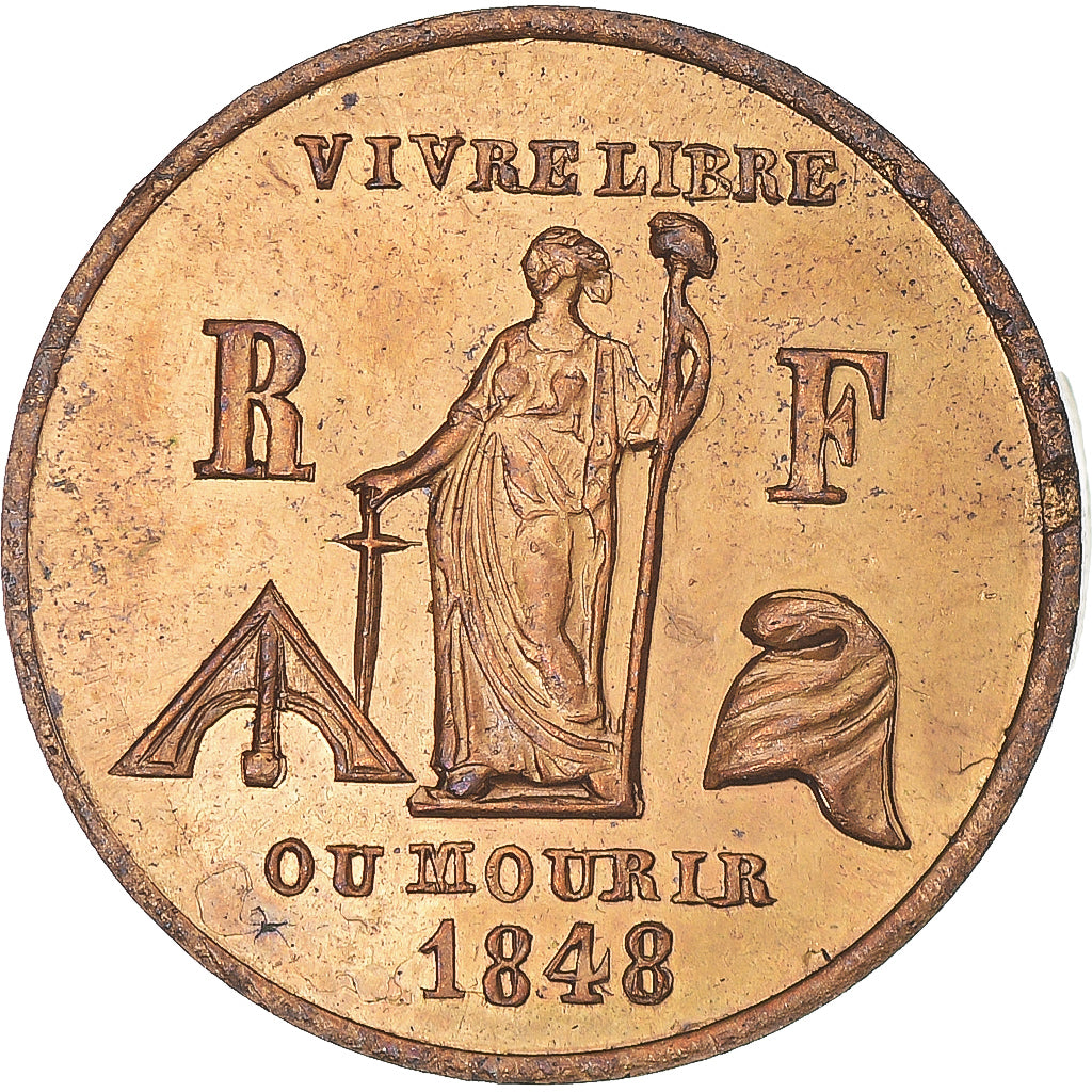 Francia, medaglia, Insurection du 13 Juin, Deuxième République, 1849, SPL-